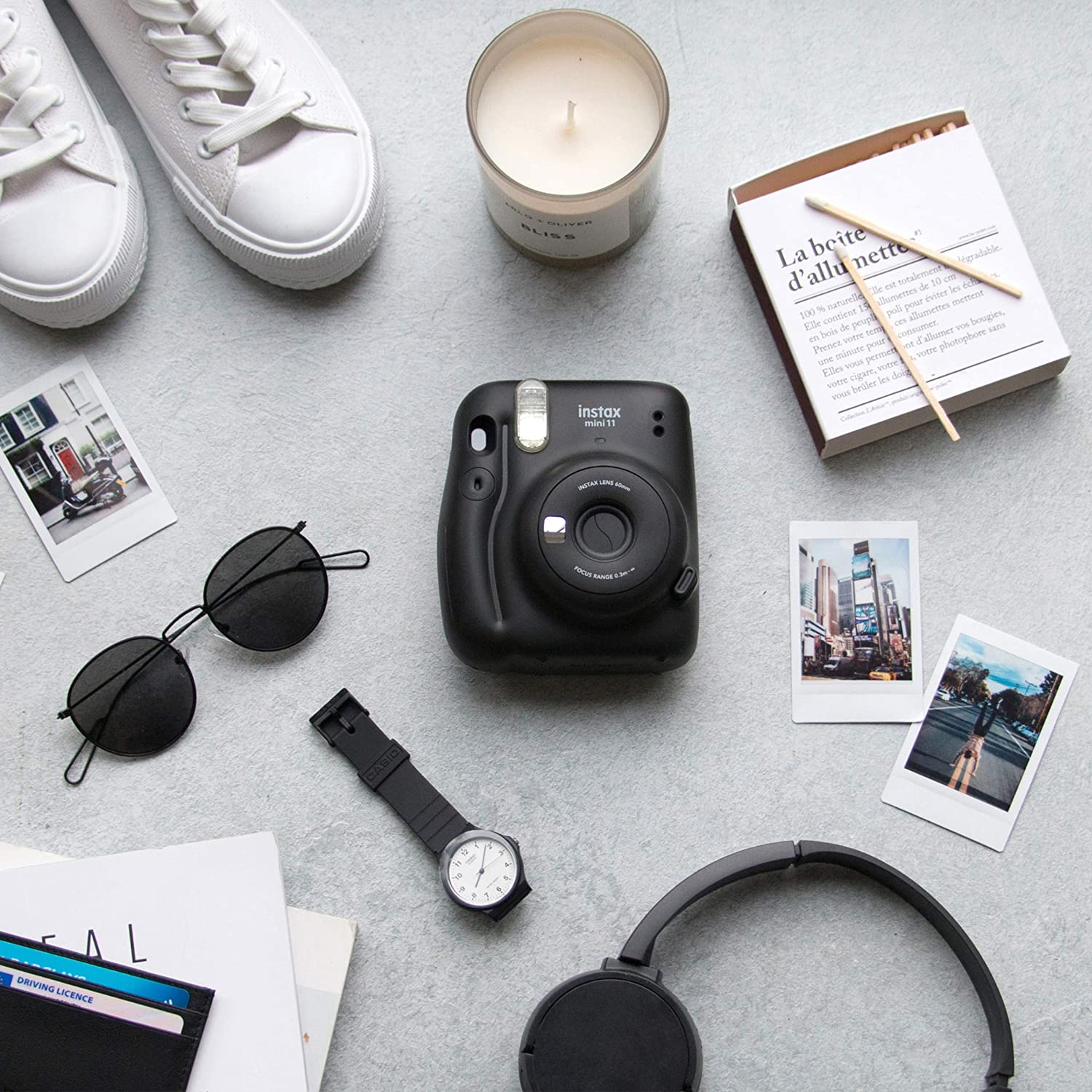FUJI instax mini 11 Charcoal Gray FR