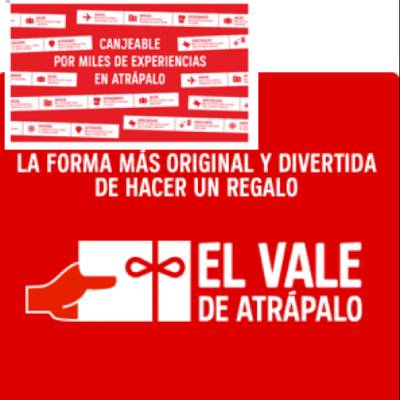 Atrapálo.es: Vale Regalo de 30€