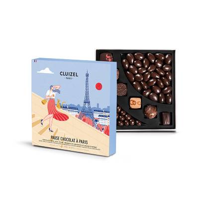 Michel Cluizel : pause chocolat à Paris assortiment