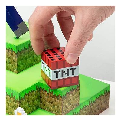 Lampe Minecraft Steve Diorama