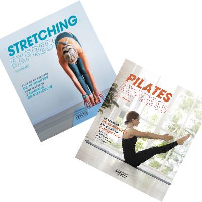 Lot de 2 Livres pédagogiques - Pilates et stretching
