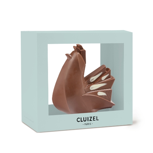 Poule garnie Kayambe grand lait 45% - Michel Cluizel