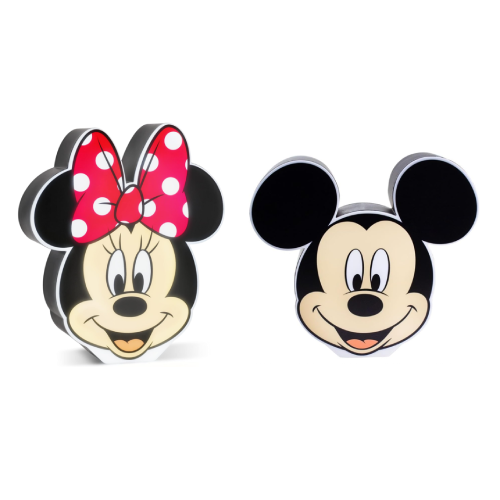 Lot 2 lampes 2D Minnie & Mickey