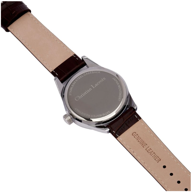 Chronographe Tempus marron - Christian Lacroix