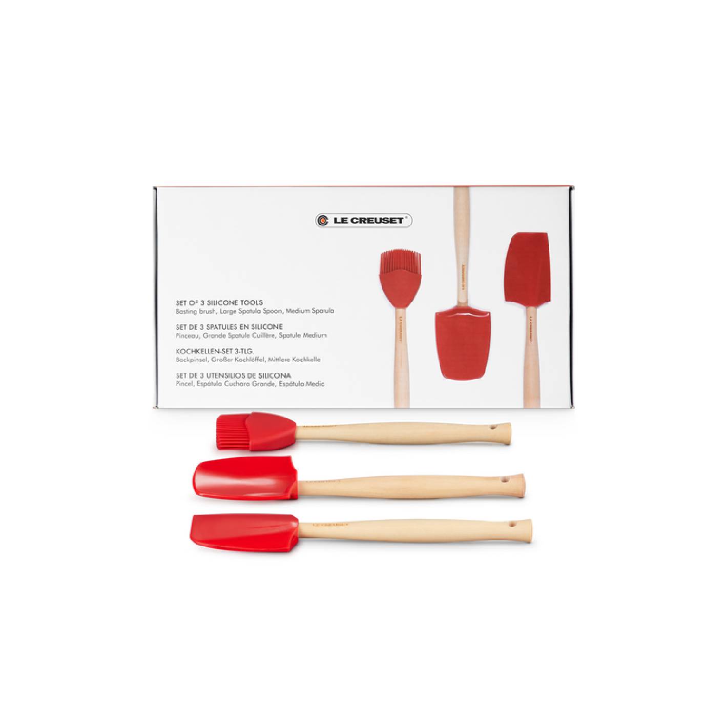 Set de 3 spatules de cuisine Le Creuset