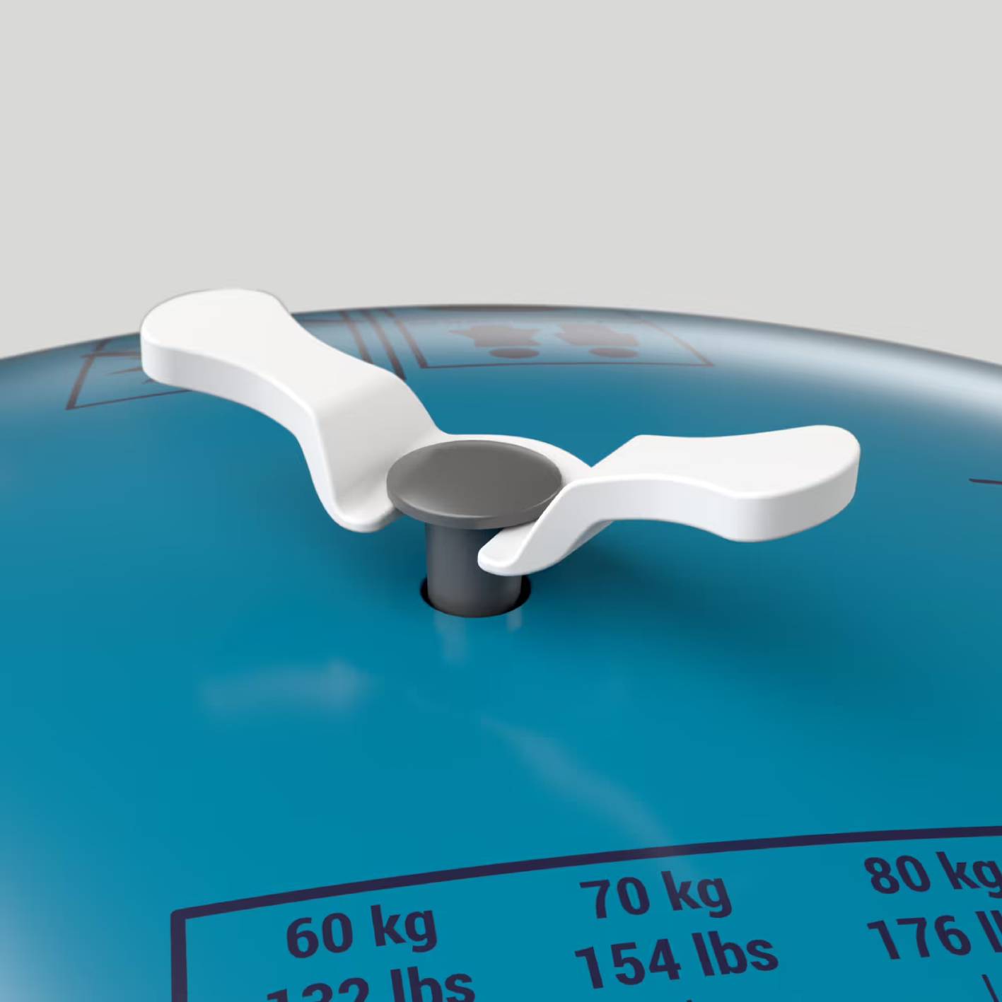 Gym ball résistant taille 2 /65 cm Bleu Domyos