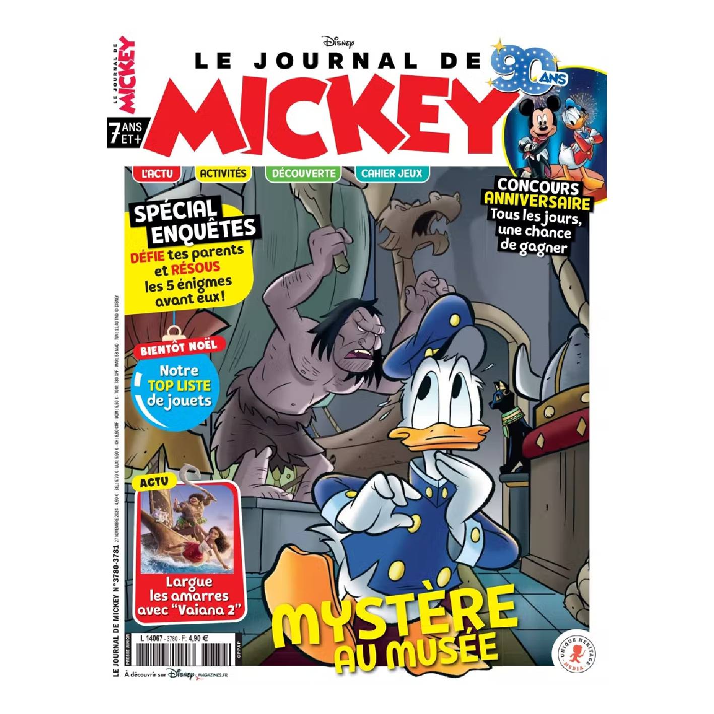 Abonnement magazine : Le Journal de Mickey
