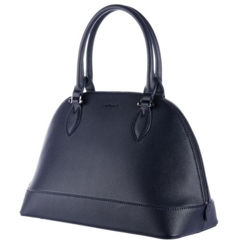 Grand sac bowling Hortense bleu marine - Cacharel