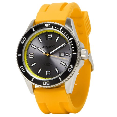 Montre dateur Milo jaune - Ungaro
