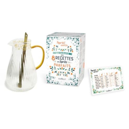 Carafe à Spritz et son mélangeur gradué - Cookut