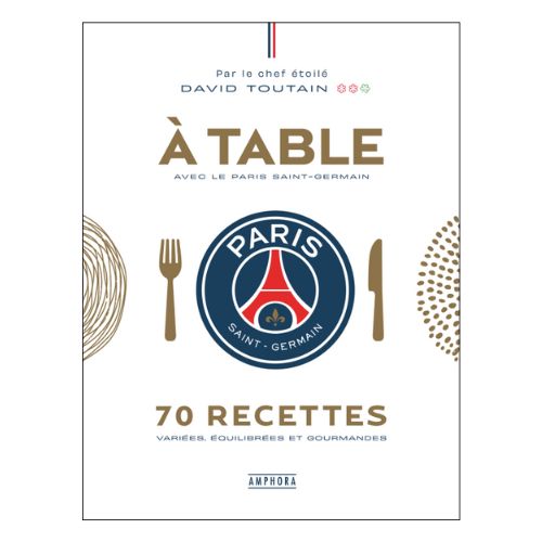 Livre À table avec le Paris Saint-Germain