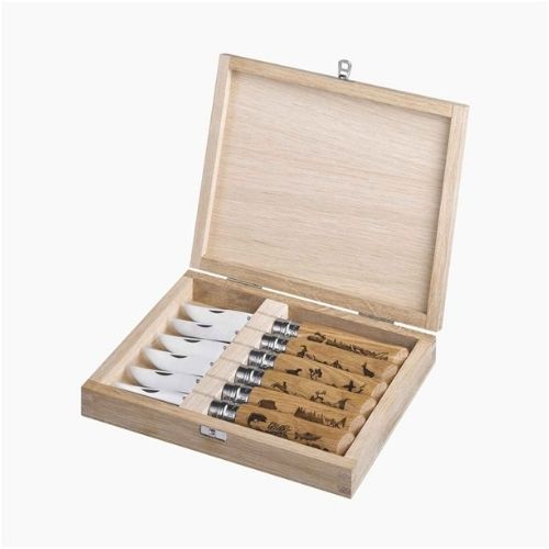 Coffret Animalia 6 couteaux n°8 OPINEL Tradition