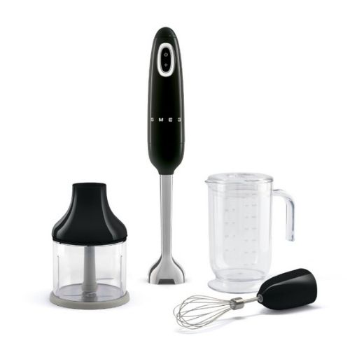 Set mixeur plongeant année 50 Noir Smeg