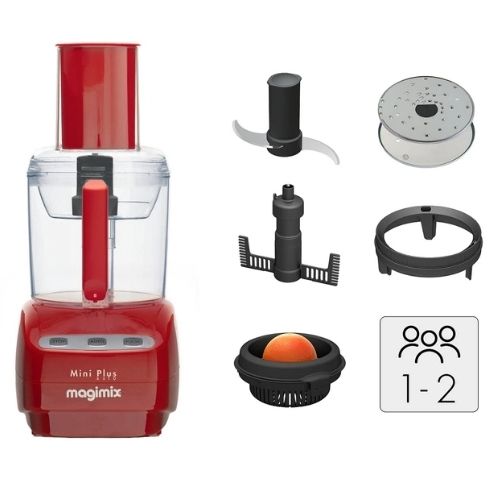Robot culinaire multifonction Mini Plus Rouge Magimix
