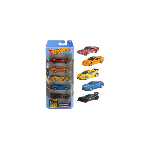 Coffret 5 voitures - Hot Wheels
