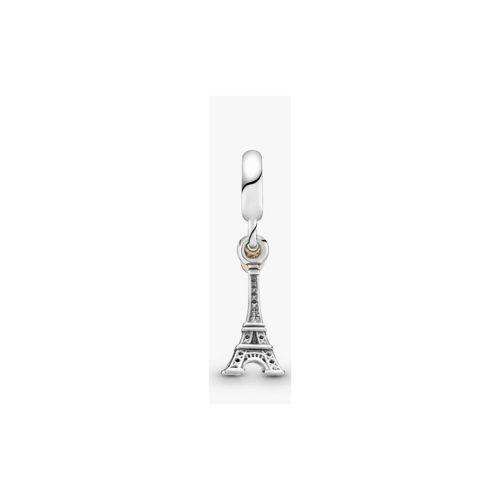 Charm Pendant Tour Eiffel Paris & Cœur Or et Argent - Pandora