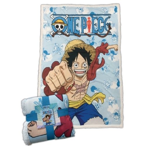 Plaid sherpa One piece Luffy