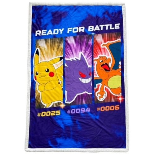 Plaid sherpa Pokemon battle