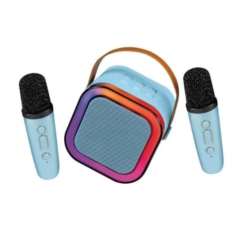 Karaoké enceinte portable avec 2 micros - Ledwood