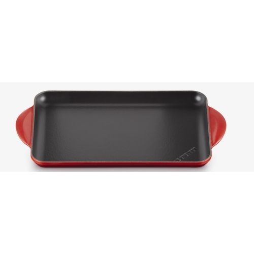 Plancha rectangulaire 40 cm Rouge - Le creuset
