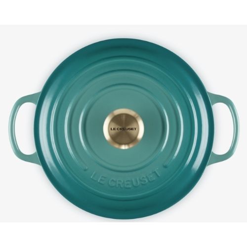 Cocotte ronde 24 cm Bleu Riviera - Le creuset