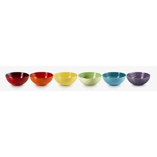 Set de 6 bols 16 cm — Arc-en-ciel - Le creuset