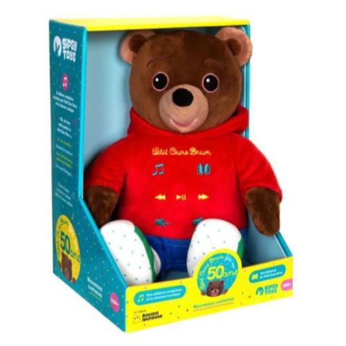 Peluche intéractive Guipsy Petit Ours Brun