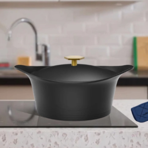 Cocotte COOKUT Coffret l'incroyable 24cm Graphite - Cookut