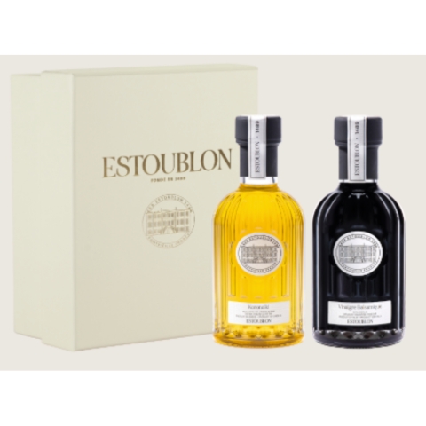 Coffret Huile Vinaigre 2×20 cl - Estoublon