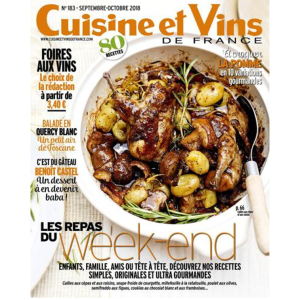 Cuisine et vins de France - 12 mois d'abonnement - 6 numéros