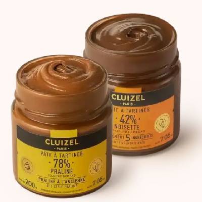 Assortiment de pâtes à tartiner - Manufacture Cluizel
