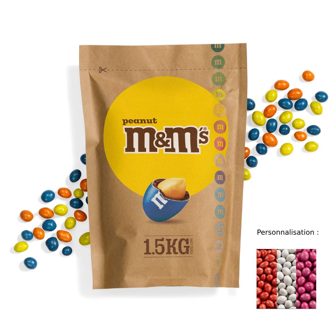Sachet vrac M&M'S Peanut - 1,5kg