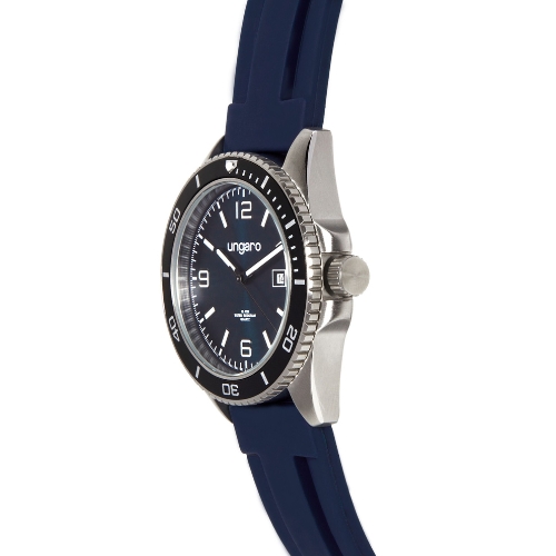 Montre dateur Milo bleue - Ungaro