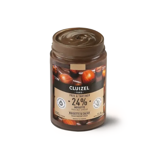 Lot de 2 pâtes à tartiner noisettes 24% - Manufacture Cluizel