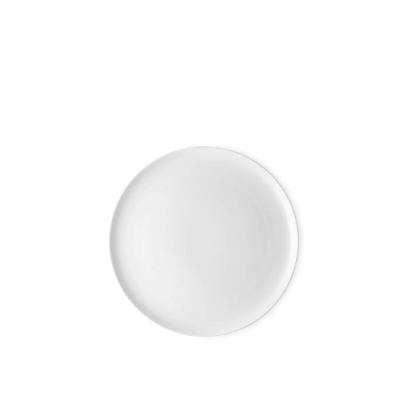 4 assiettes plate en porcelaine blanche Itsumo Alessi