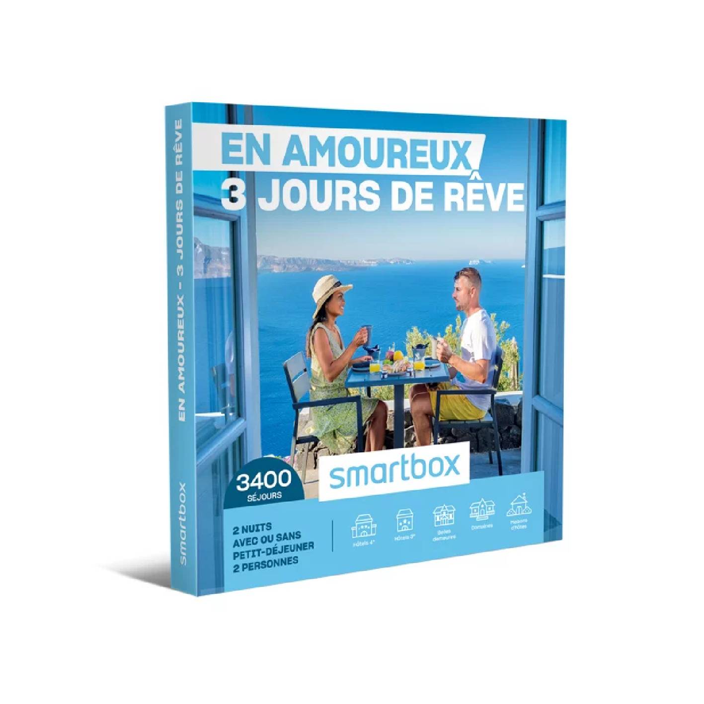 En amoureux 3 jours de rêves Smartbox