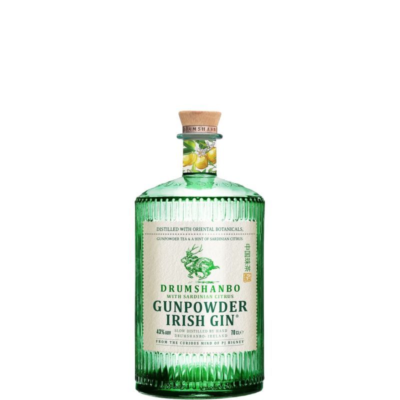 4 Coffrets DRUMSHANBO GUNPOWDER Gin Agrumes de Sardaigne + 1 Verre