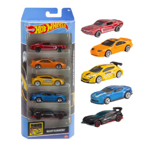 Coffret 5 voitures - Hot Wheels