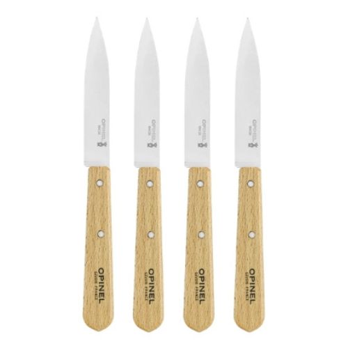 Lot de 4 Office N°112 hêtre vernis naturel Opinel: Rougié