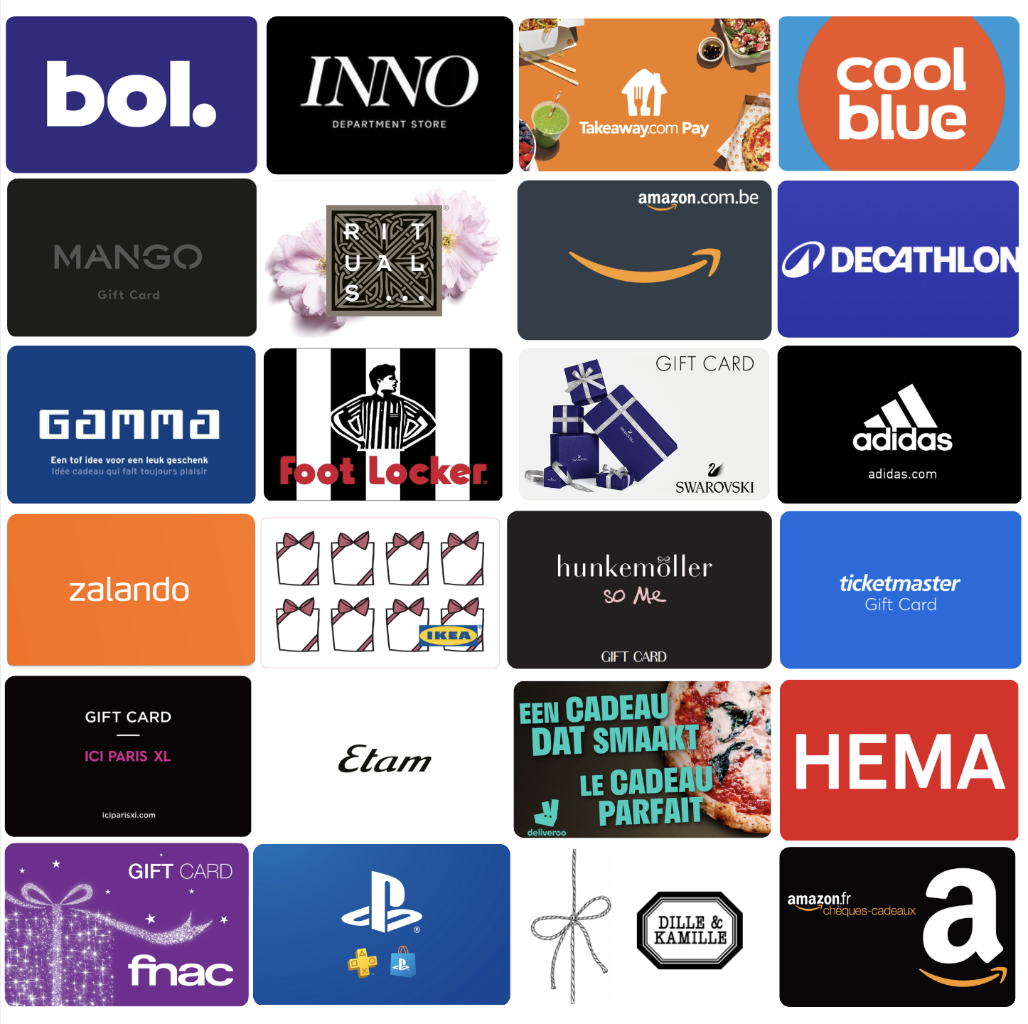 Carte Choix iVOX 15 €