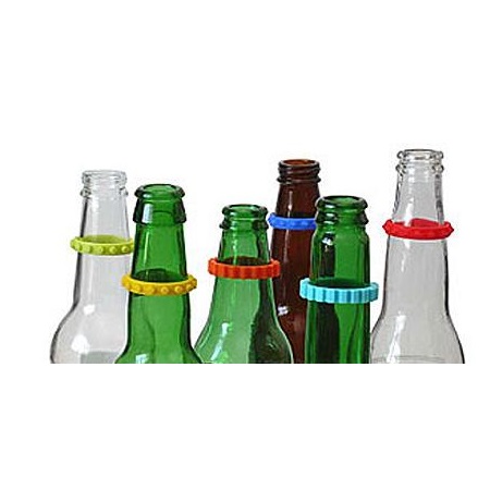 Pullonmerkkausrenkaat - 8 kpl.