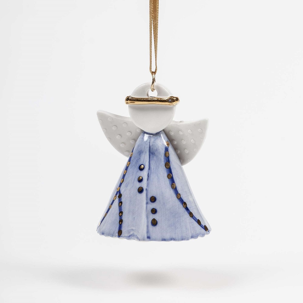 Hängande porslinsängel