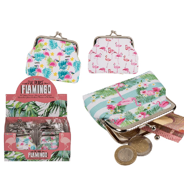 Børne pung - Panda el. Flamingo
