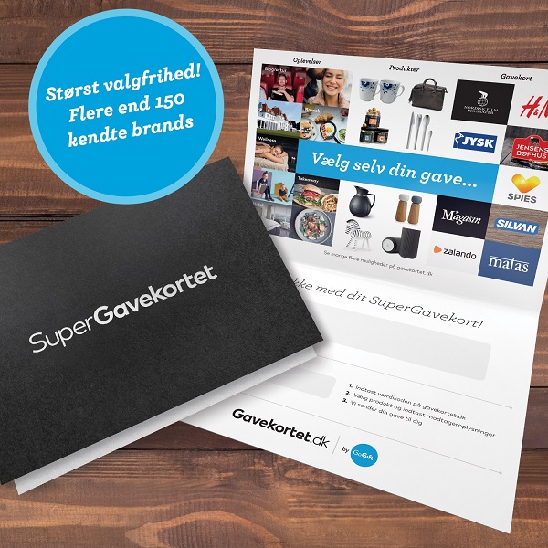 SuperGavekortet - www.gogift.com 100 DKK
