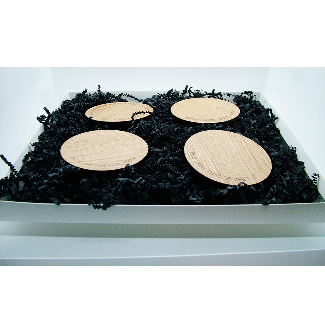 Ölunderlägg med citat