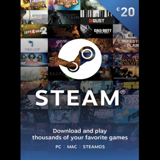 STEAM-presentkort 20€