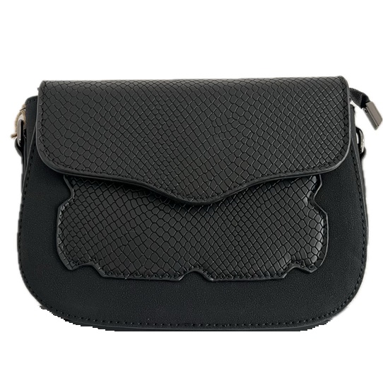 Taske med krokodille look