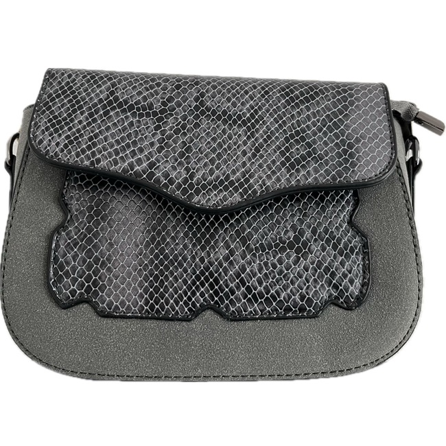 Taske med krokodille look