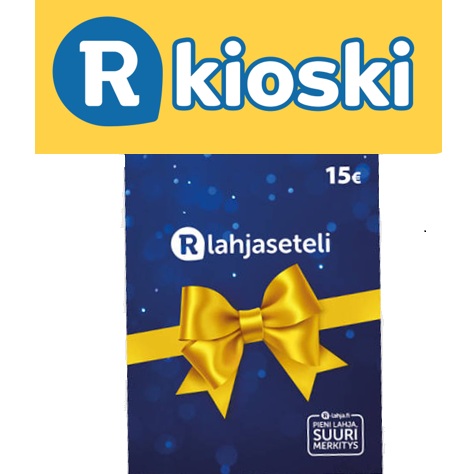 R-kioski Lahjaseteli 15€