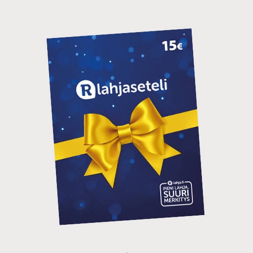 R-kioski Lahjaseteli 15€